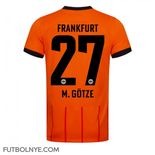 Camiseta Eintracht Frankfurt Mario Gotze #27 Tercera Equipación 2024-25 manga corta